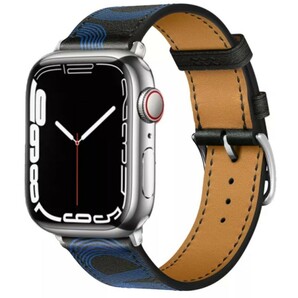 Apple Watch アップルウォッチ バンド ベルト革【38/40】ブルーライティング
