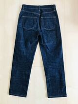 UNIQLO JEANS REGULAR FIT RISE HIGH UT women DENIM 501 ユニクロ ストレッチジーンズ レギュラーフィット デニムパンツ インディゴカラー_画像8