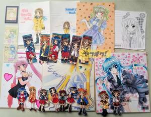 Art hand Auction Doujinshi hand-drawn illustrations goods stationery laminated cards Kurumi-chan Love Yukino Satomura Akane ONE Kanon KANON Makoto Ayu Nayuki Shiori Mai, Comics, Anime Goods, Hand-drawn illustration