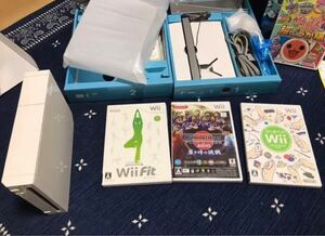 Wii本体、Wiiフィット、太鼓の達人、ウィニングイレブンセット