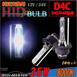 純正交換用HIDバルブ 単品 35W D4C/D4S/D4R 8000K HIDバーナー 12V/24V GZ038