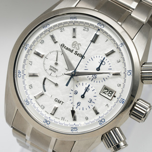 質イコー [セイコー] SEIKO 腕時計 グランドセイコー クロノグラフ 15周年記念限定 SBGC247 メンズ 自動巻 中古 極美品