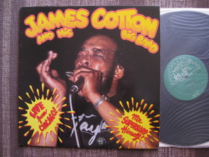 ☆JAMES COTTON AND HIS BIG BAND♪LIVE FROM CHICAGO!☆ALLIGATOR AL 4746☆US orig盤LP☆