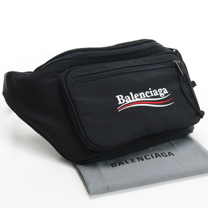 [Usado / Sin usar] Balenciaga Explorer Belt Pack 482389 Black [Rango: S] us-1 Artículo sin usar, diente, Balenciaga, Bolso, bolso
