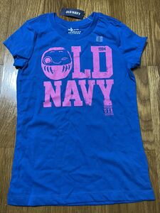 [新品]OLDNAVY 半袖Tシャツ 子供服　ブルー　Mサイズ　アメカジ　希少