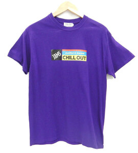 CHILL OUT チルアウト リラクシング クローズ 半袖Tシャツ FB1144 サイズM パープル 完売アイテム メンズ RELAXING CLOTHES