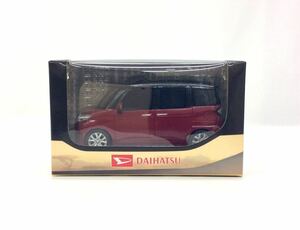 未使用 ダイハツ プルバックカー FC1687 トール カスタム 非売品 ミニカー 箱入り レッド 赤系 THOR CUSTOM DAIHATSU