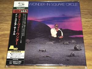 送料込み STEVIE WONDER スティーヴィー・ワンダー /In Square Circle 紙ジャケットSHM-CD仕様 即決