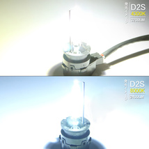 【FLD0359】純正交換HIDバルブ D2S 8000K 2個セット　検索：ヘッドライト 青白 D2R D2S D2C 純正 LED_画像3