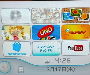 Wii本体のみ 内蔵ソフト ポケモン不思議のダンジョン uno ウルトラハンド入り 動作確認済み