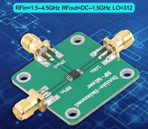 RF миксер схема, UHF( высшее супер короткие волны obi 1.5GHz ~ 4.5GHz), RF миксер, RF смешивание схема, LO терминал оборудован (LO=312), SMA женский терминал 