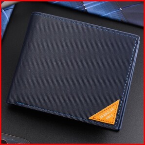 札入れ 二つ折り財布 レザー 財布 メンズ 薄い カード入れ PUレザー 新品