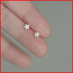 ピアス レディース ダイヤピアス アレルギー対応 ミニピアス