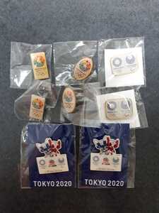 東京オリンピック ピンバッチ ピンバッジ 2020 アース製薬 8個セット 未開封 ピンズ