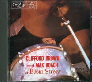 CD CLIFFORD BROWN AND MAX ROACH at Basin Steet 国内盤