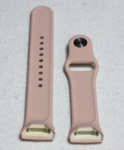 14 00853 ☆ バンド コンパチブル Fitbit Charge 4/Charge 3相当 交換バンド ピンク【USED品】_画像2