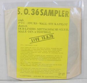 L02/LP/VA - S.O.36 Sampler - Live 13.8.78/Germany