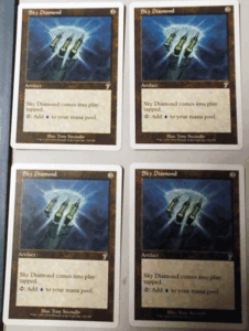 Mtg/English/4 -Piece Set/Sky Diamond (Sky Blue Diamond)/7th Edition/Angkomon