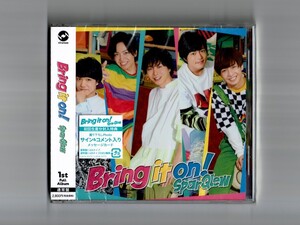 【初回生産特典封入・新品CD】SparQlew/Bring it oh! 上村祐翔 保住有哉 堀江瞬 吉永拓斗 千葉翔也