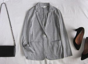 * Kumikyoku KUMIKYOKU small gray jacket 