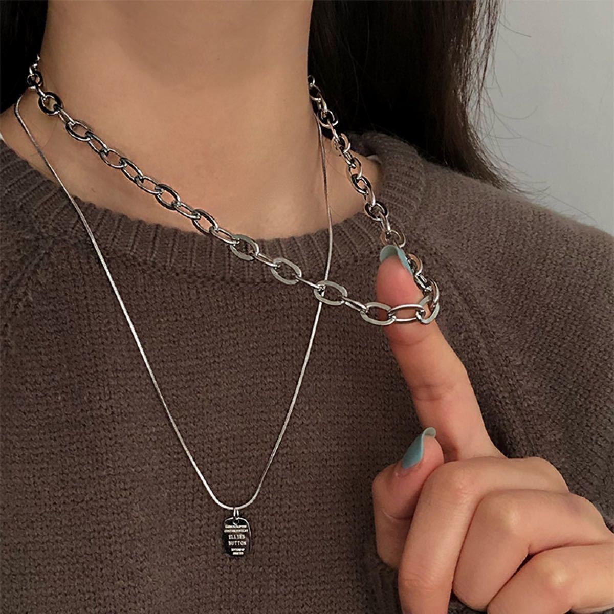 ☆大人気商品☆ TOMWOOD(トムウッド ) ネックレス CHAIN SQUARE ネックレス