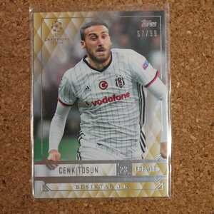 topps showcase Cenk Tosun 99シリ トップスショウケース ジェンクトスン ベシクタシュ ドイツ トルコ エヴァートン