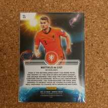 panini donruss soccer Matthijs de Ligt パニーニドンラスサッカー マタイスデリフト オランダ ユヴェントス zero gravity_画像2