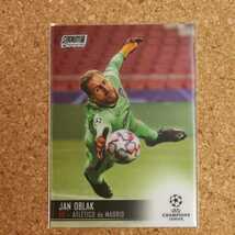 topps stadium club chrome jan oblak トップススタジアムクラブクローム ヤンオブラク アトレティコマドリード スロベニア_画像1