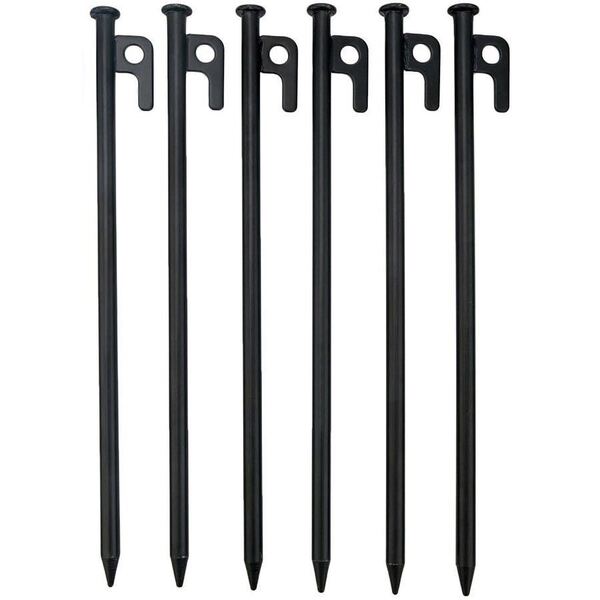 ★送料無料 新品 テント ペグ テーク 30CM 6本セット ステンレス 釘 固定