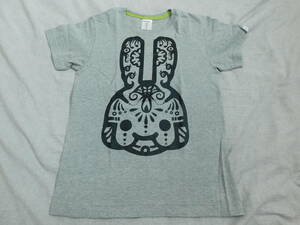 美品 CUNE Tシャツ Sサイズ GRAY 灰色 キューン うさぎ ウサギ T-1