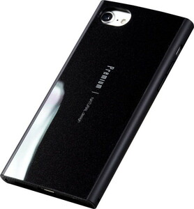 在庫処分品 Natural design iPhone8/7/6s/6 (4.7インチ)兼用 衝撃吸収 背面ケース ブラック Premium Black iP7-PRE02