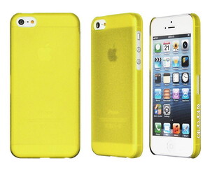 Taranto iPhone5C соответствует кейс Slim YEL желтый поли машина bone-to материалы TR-A0555-YEL