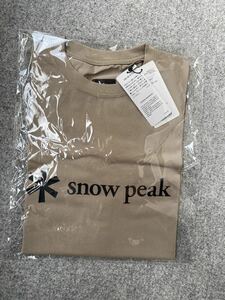 Snow Peak スノーピーク PRINTED LOGO TSHIRT SIZE：XL Tシャツ　ロゴ　限定