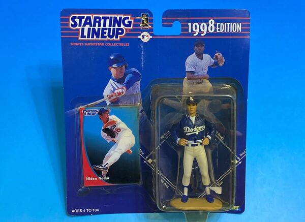 ★ラスト1個!! ★レア★26年前1998年絶版★ハズブロ MLB Starting Lineup 野茂 英雄 フィギュア★ロサンゼルス ドジャース LA★