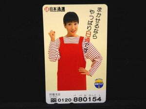  telephone card 50 times Japan transportation Wada Akiko unused S-0022