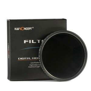 K&F 可変NDフィルター ND2-ND400 ver2.0 49mm kfvr49-2 (KFVRND)