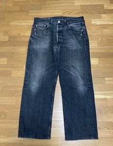 （34）80's 90's VINTAGE OLD EURO Levi's 501 ブラックデニムパンツ ヴィンテージ ユーロ 古着 80 90年代 古着