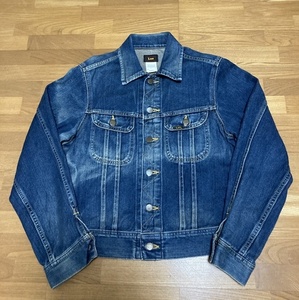 90's Lee Lee 0411 101J Vintage 40's переиздание Denim жакет копия сделано в Японии б/у одежда красный бирка 101-J G Jean 