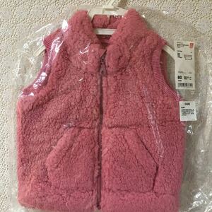 80[ Uniqlo ] boa fleece the best ( color :12 PINK)