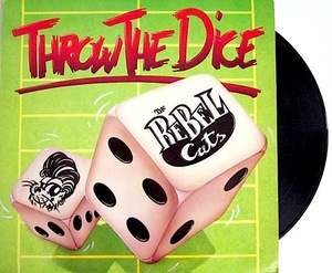 ほぼ新品同様★ 廃盤 LP ★貴重なオリジナル盤 2nd アルバム イタリア ネオロカ Rebel Cats / Throw the Dice ネオロカビリー サイコビリー