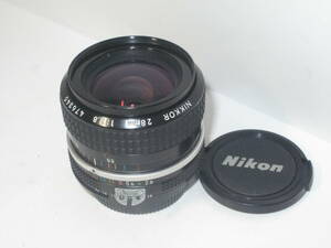 Nikon Ai ニッコール 28mm f2.8 ■外観きれい■ 10644