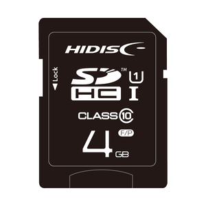 同梱可能 SDカード 4GB SDHCカード クラス10 UHS-1 ケース付き/HDSDH4GCL10UIJP3/2330 HIDISC