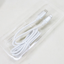 同梱可能 ライトニングケーブル 1メートル Apple公式認定品 USB Type-C to Lightning 美和蔵 白色 MCA-LC100W/0539ｘ２本セット/卸_画像6