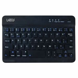  free shipping Bluetooth keyboard Bluetooth easy connection!USB rechargeable Lazos L-BTK-B/6011x1 pcs 