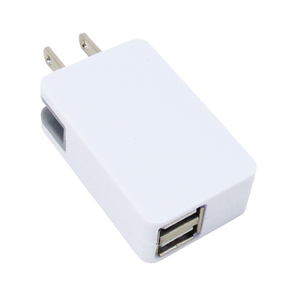 送料無メール便料 USB-ACアダプター 出力2.1A コンパクトUSB充電器 USB２ポートタイプ USB053ｘ３台セット/卸