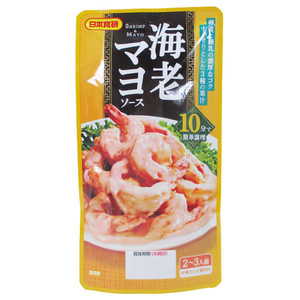 送料無料 エビマヨソース 海老マヨ １００ｇ ２～３人前 日本食研/6993ｘ５袋セット/卸