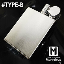 送料無料 オイルタンク式 オイルライター Type-B MARVELOUS(マーベラス) 日本製_画像3