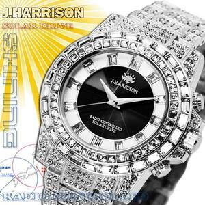  free shipping radio wave wristwatch car person g solar JH-025SB J.HARRISON/ John is lison