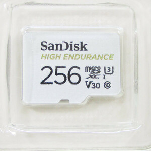送料無料 256GB microSDXCカード マイクロSD サンディスク 高耐久ドライブレコーダー向 CL10 V30 U3SDSQQNR-256G-GN6IA/3227