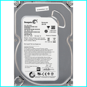 Seagate ST250DM000-1BD141-057 富士通 CP225430-02 3.5インチ SATA600 250GB 3471回 12260時間